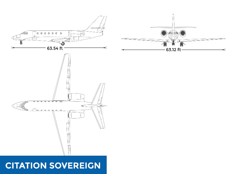 бизнес джет Cessna Citation Sovereign