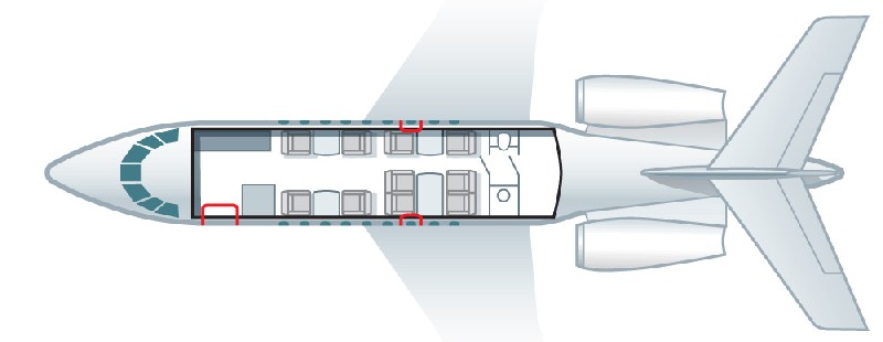 бизнес джет Dassault Falcon 10