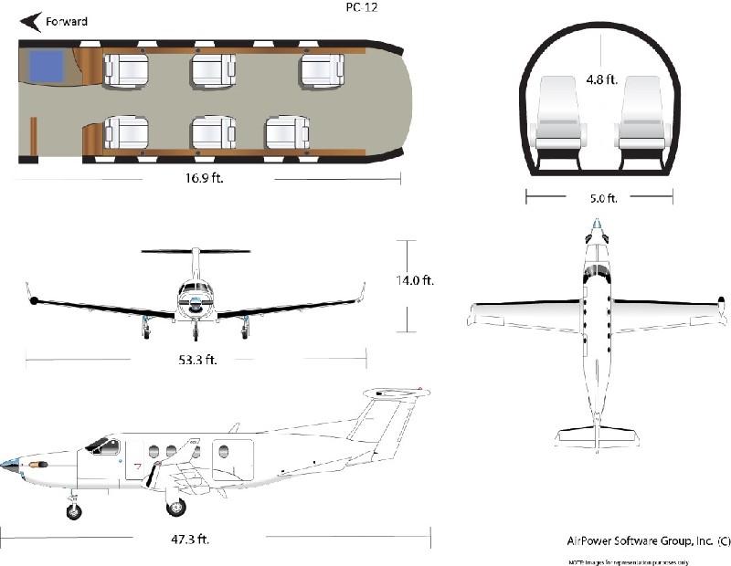 бизнес джет Pilatus PC-12