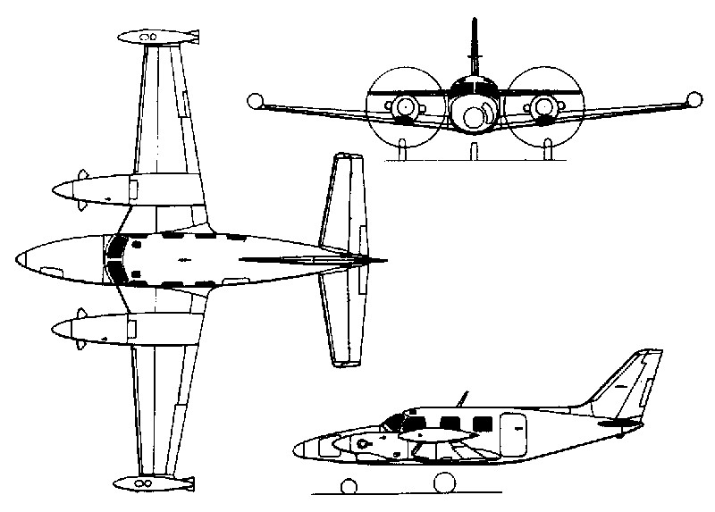 бизнес джет Piper PA31 Navajo